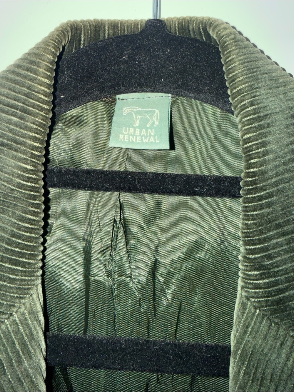 Urban Renewal Olive Corduroy Blazer - Picture 3 of 5
